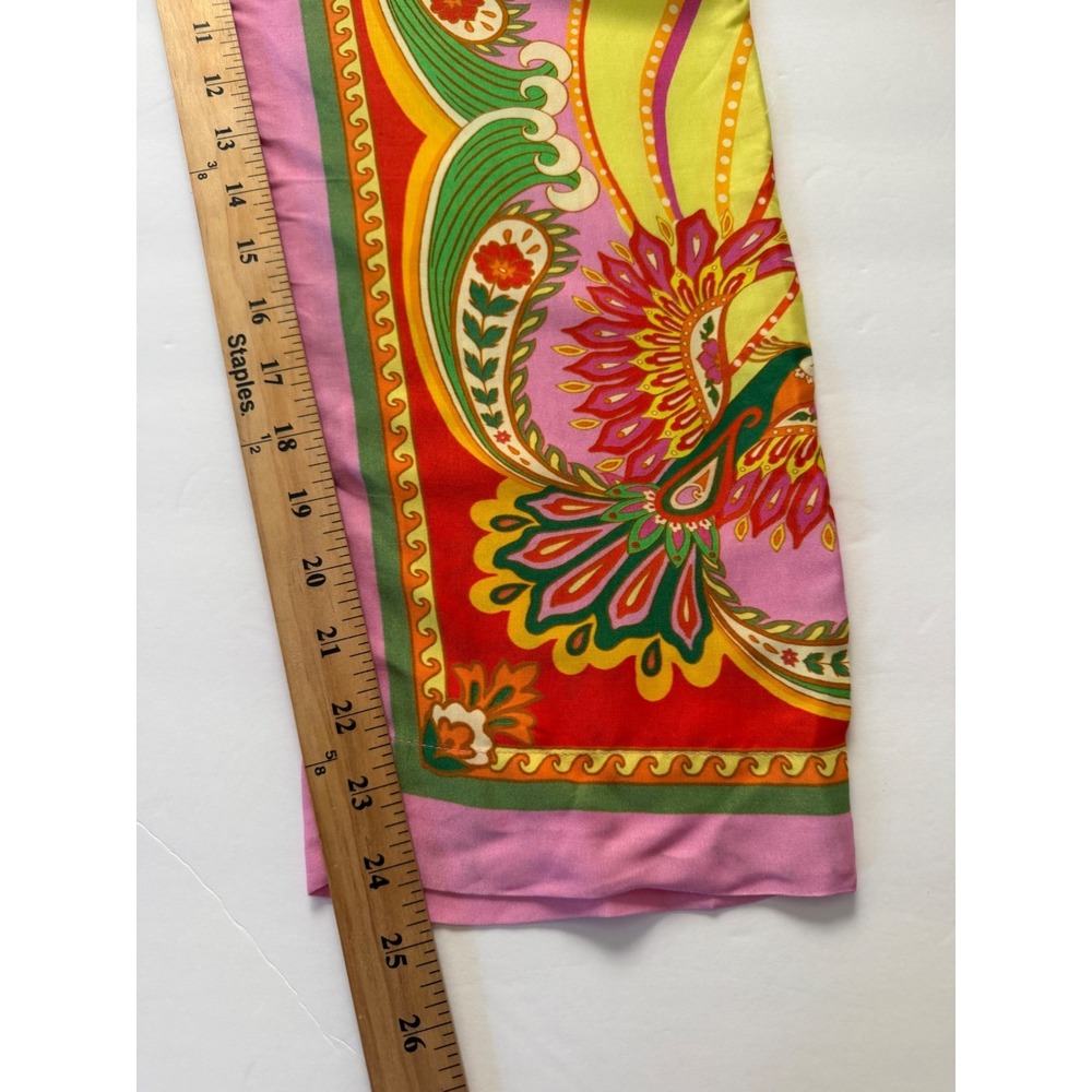 Farm Rio Womens Tropical Beach Toucans Pull On Pants Size S Maximalist Festival - Picture 11 of 14